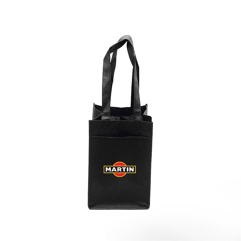 Heat Transfer Non-Woven Wine Tote Bag