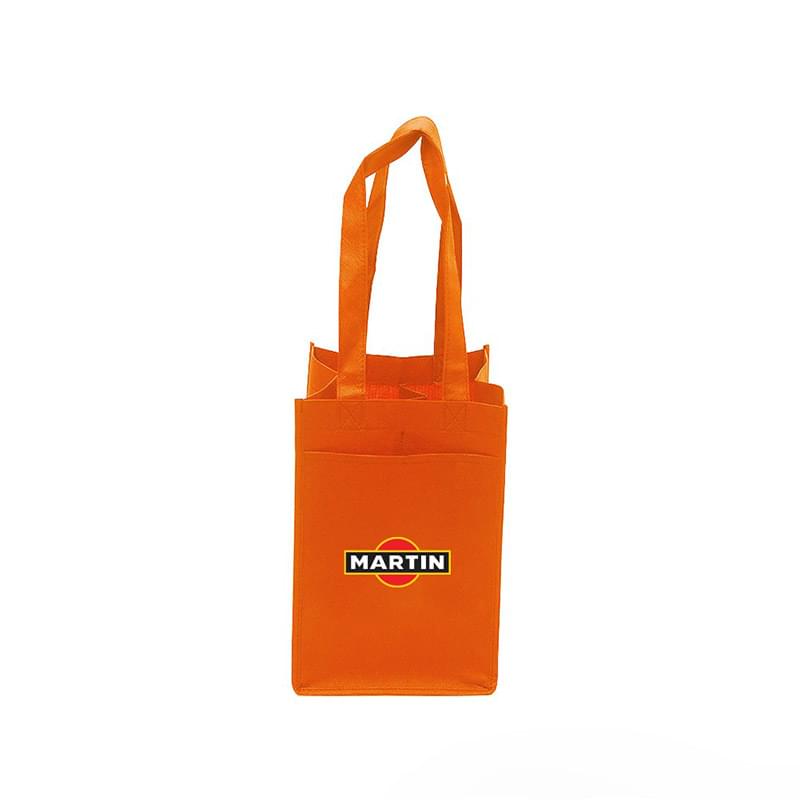 Heat Transfer Non-Woven Wine Tote Bag