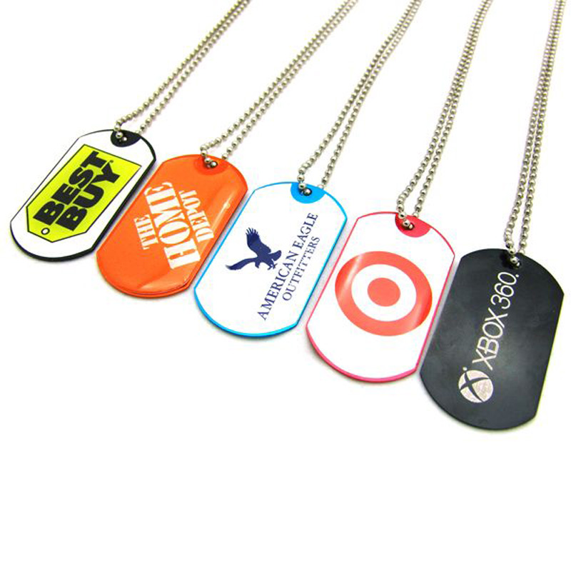 Full Color Epoxy Domed Dog Tag
