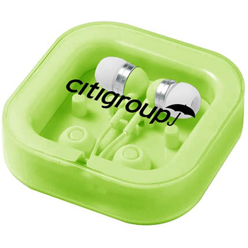 Printed Square Packed Earbuds