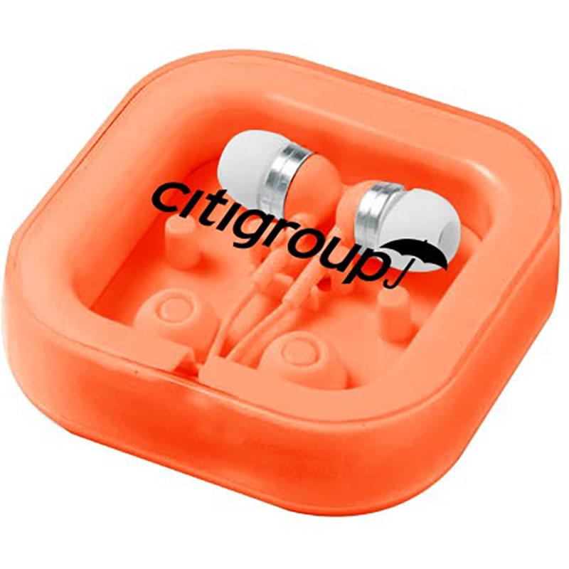 Printed Square Packed Earbuds