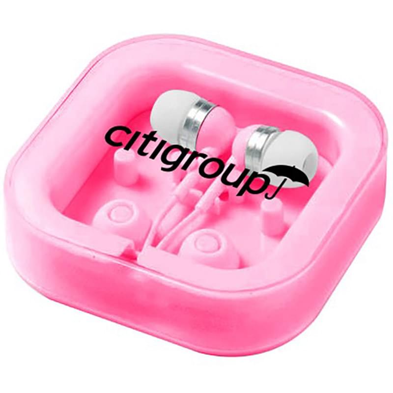 Printed Square Packed Earbuds