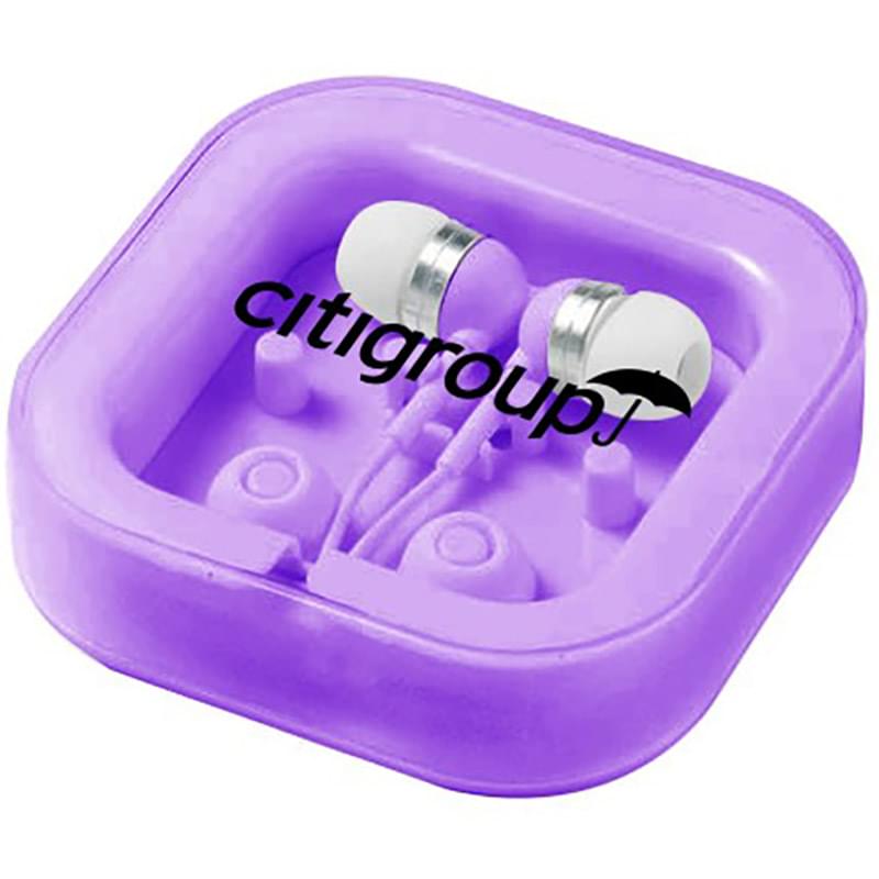 Printed Square Packed Earbuds