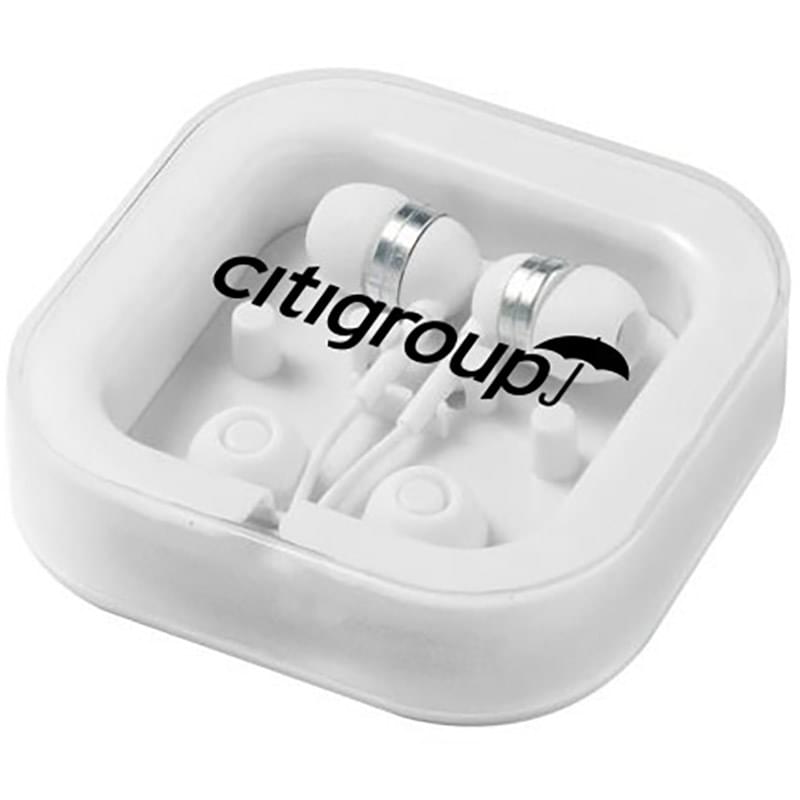 Printed Square Packed Earbuds