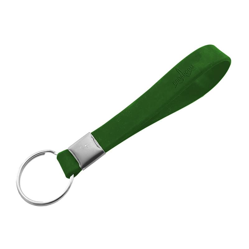 Debossed Silicone Keychain