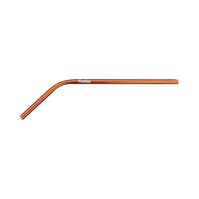 Single anodized aluminum straw - Bent (6mm)