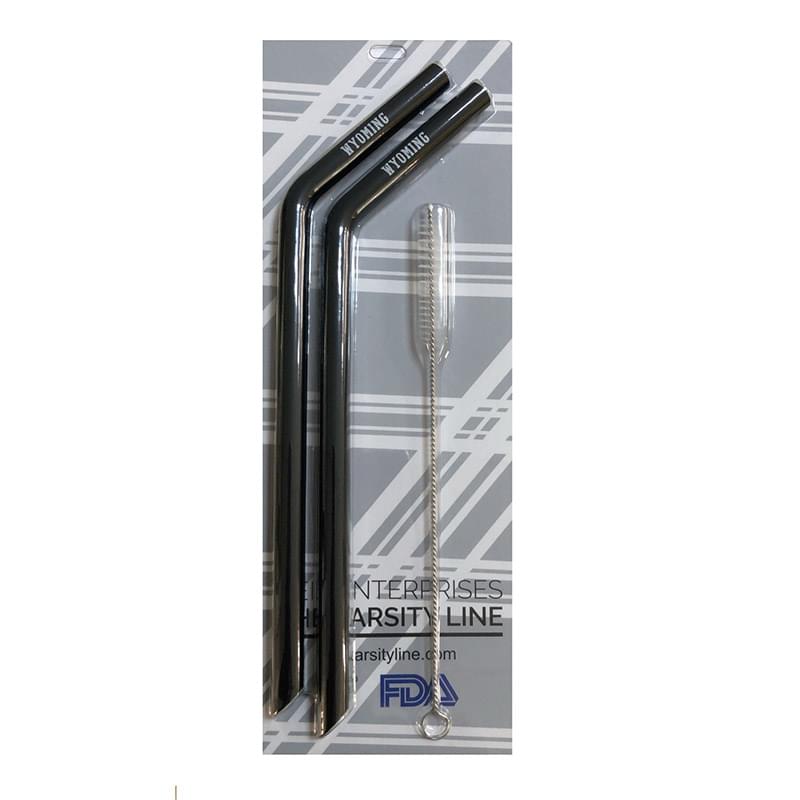 Blister straw packaging with full color card
