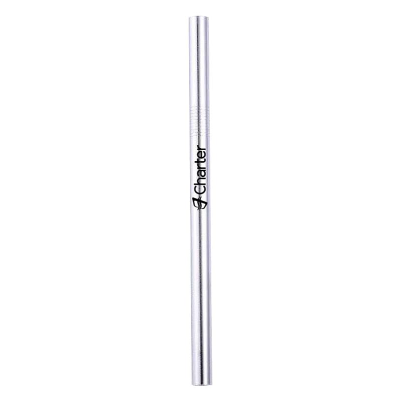 Single Stainless Stainless Steel Straw - straight (6mm) - COLORED 