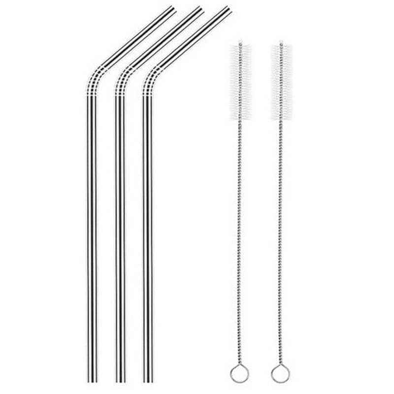 Bent 8mm Stainless Steel Straw