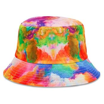 Sublimated Tie Dye Design Bucket Hat