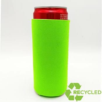 Slim Recycled Neoprene Can Cooler - Full Color