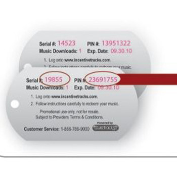 Full Color Plastic Dog Tag w/ Variable Data